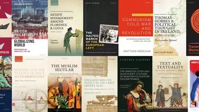 a collection of book covers published by Oxford Historical Monographs